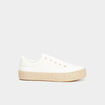 Baskets en toile blanc femme