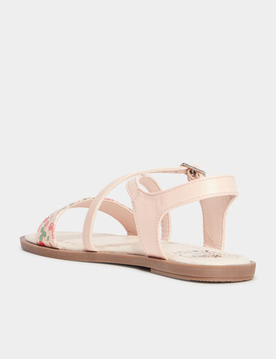 Sandales rose clair fille