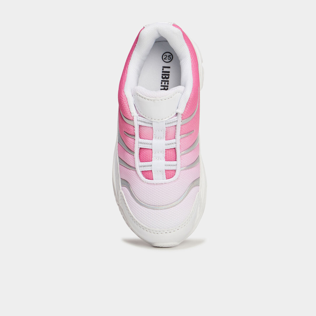 Baskets running semelle épaisse Liberto rose fille