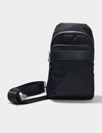 Sac bandouli&egrave;re noir homme