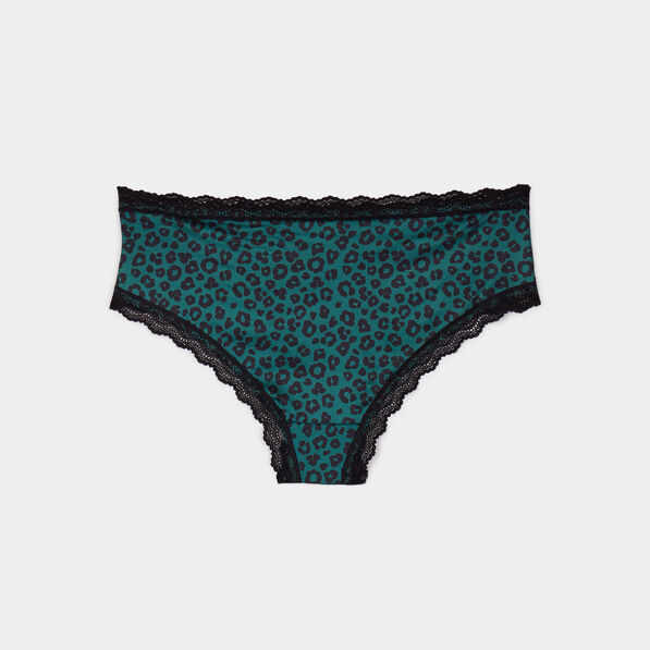 lot 2 shortys microfibre vert fonce femme Lot 2 shortys microfibre vert foncé femme