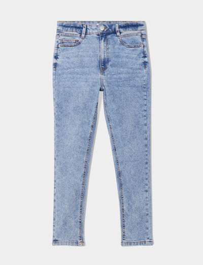 Jeans skinny 7/8ème denim double stone femme