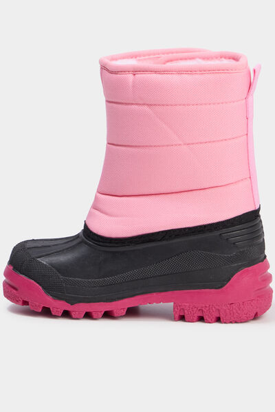 Bottes de neige fourr&eacute;es rose fille