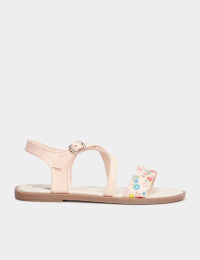 Sandales rose clair fille