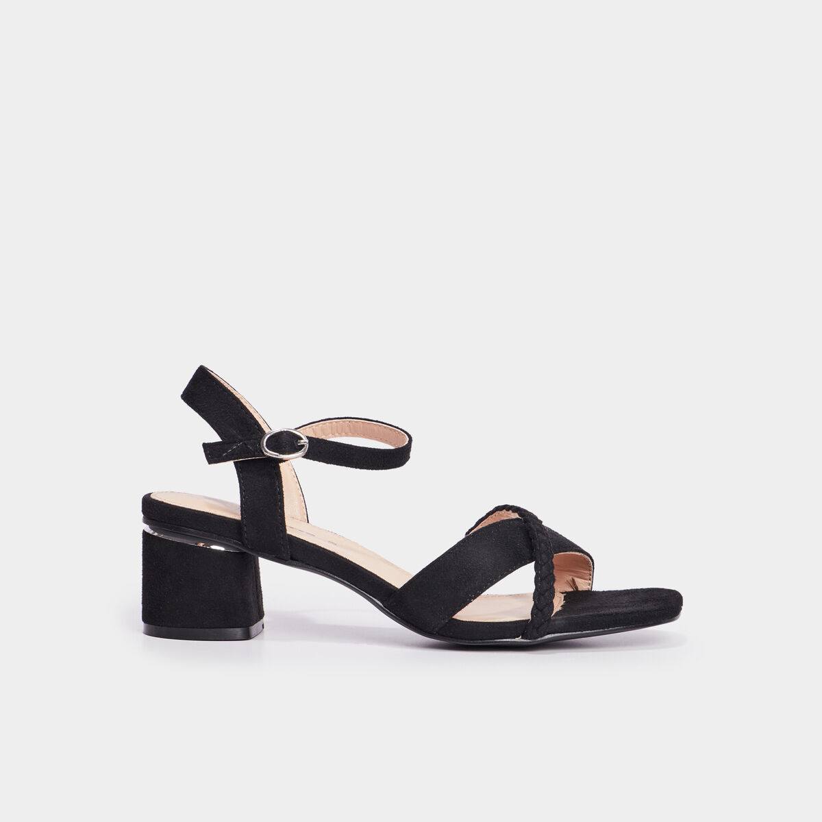 Sandales &agrave; talons Mosquitos noir femme