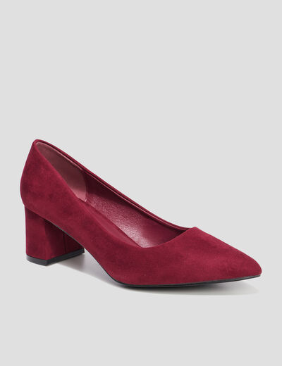 Escarpins à talons rouge femme