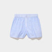 Short de pyjama taille &eacute;lastiqu&eacute;e coton blanc femme