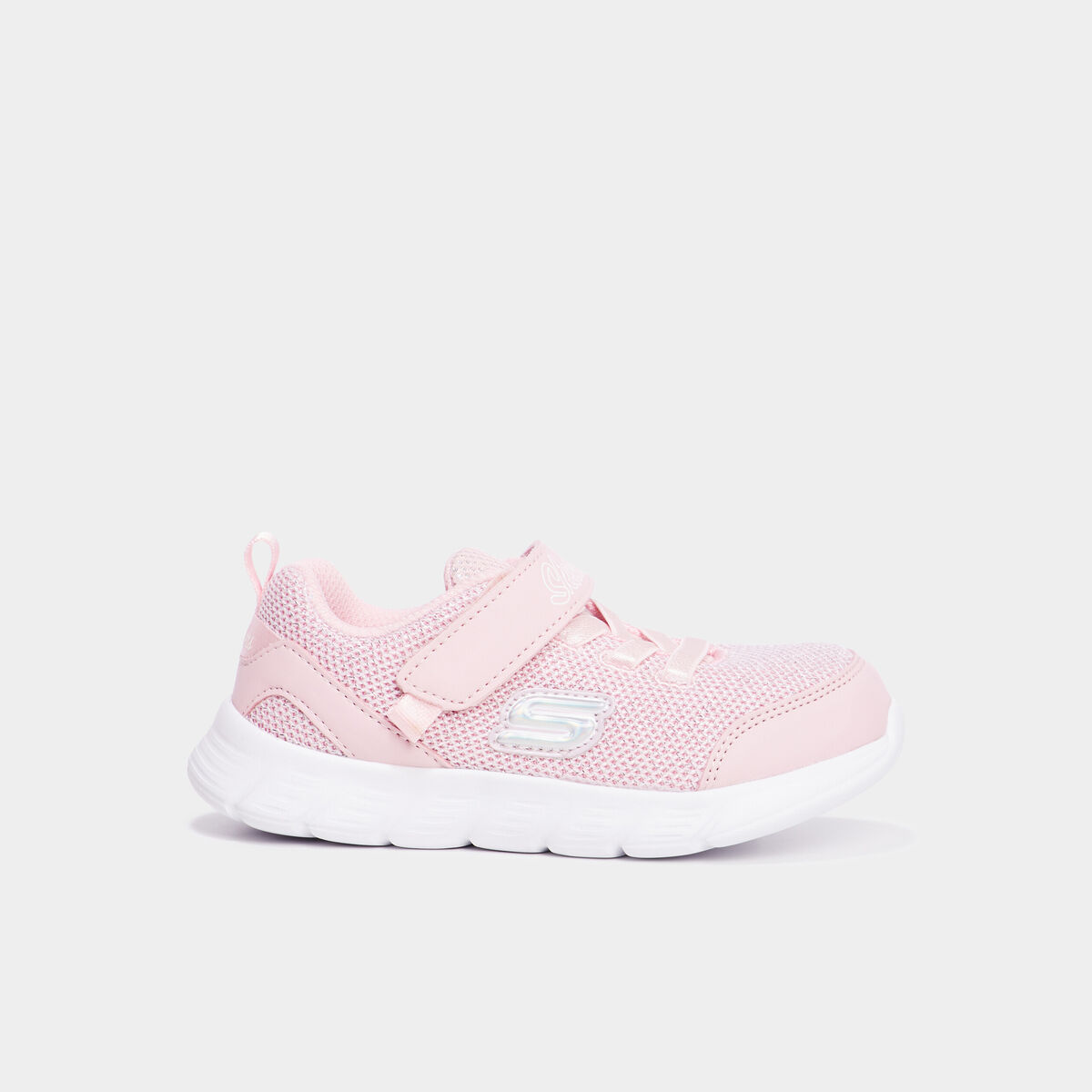 Baskets running Skechers Comfy Flex rose clair fille
