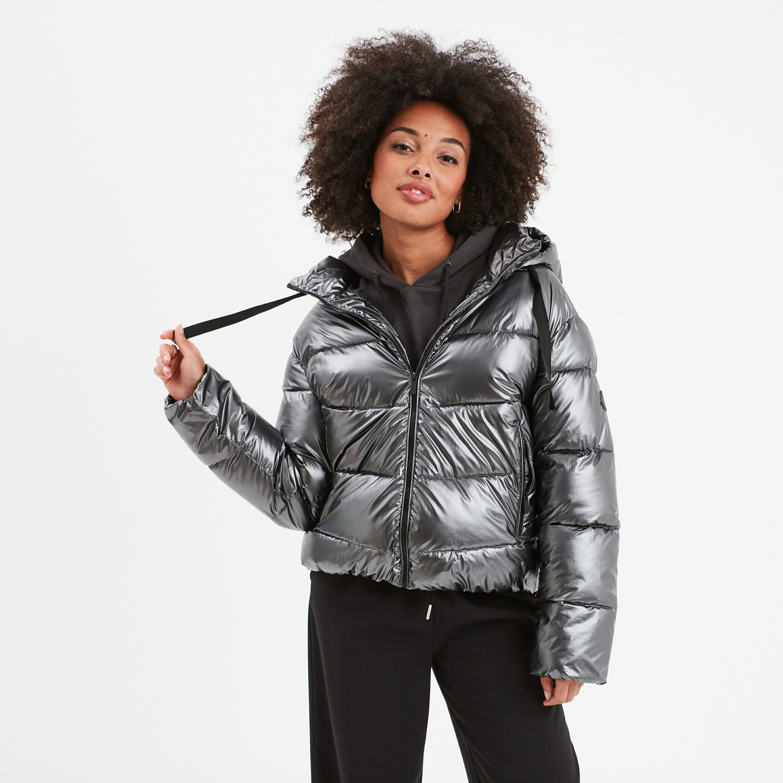 Doudoune argenté femme outlet