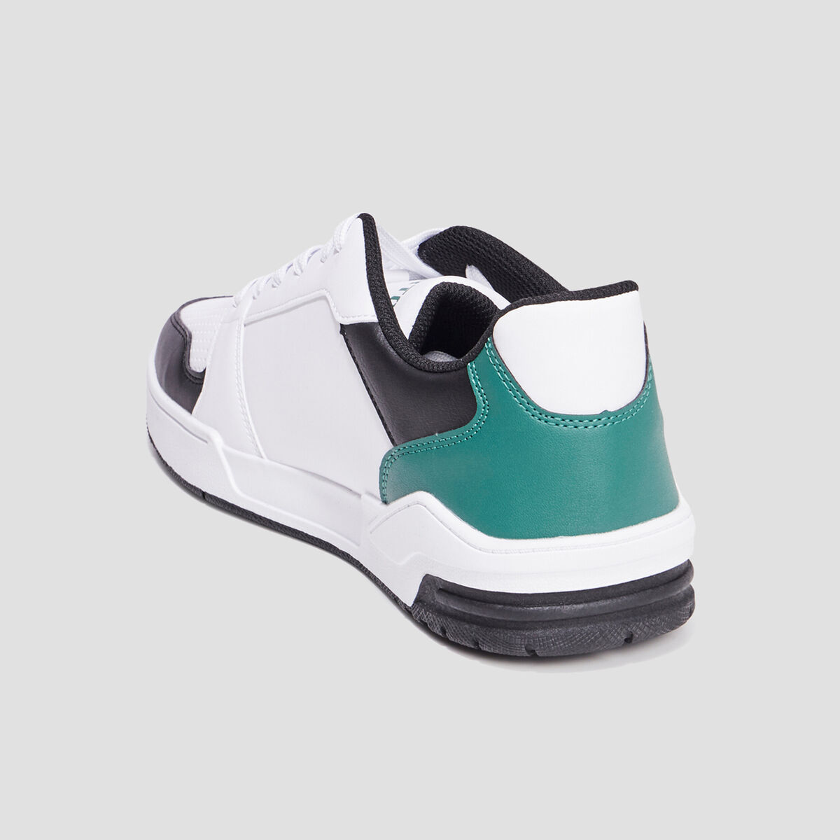 Tennis basses à lacets blanc homme