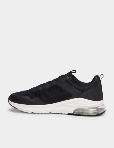 Baskets running &agrave; lacets Kappa noir homme