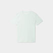 T-shirt col rond manches courtes Liberto vert pastel homme