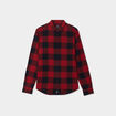Chemise droite 2 poches manches longues rouge clair homme