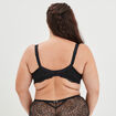 Soutien-gorge emboîtant à dentelle Izzie noir femme grande taille