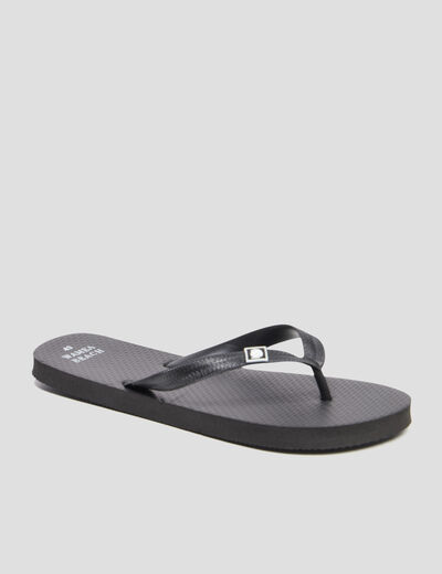 Tongs plage noir homme