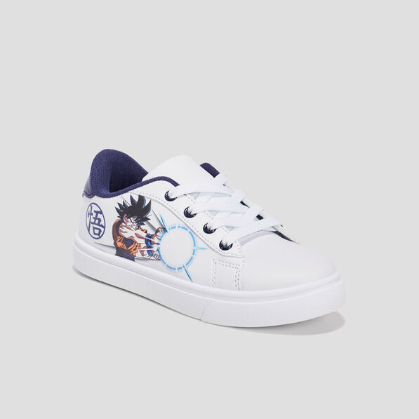 tennis a lacets dragon ball z blanc garcon Tennis à lacets Dragon Ball Z blanc garçon