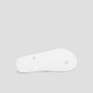 Tongs semelle plate blanc femme