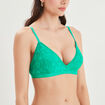Soutien-gorge triangle padded amovibles vert menthe femme