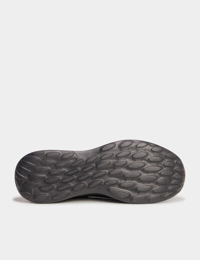 Baskets running à lacets noir homme