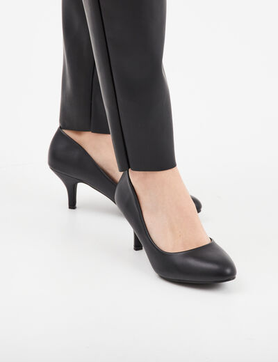 Escarpins irisés noir femme