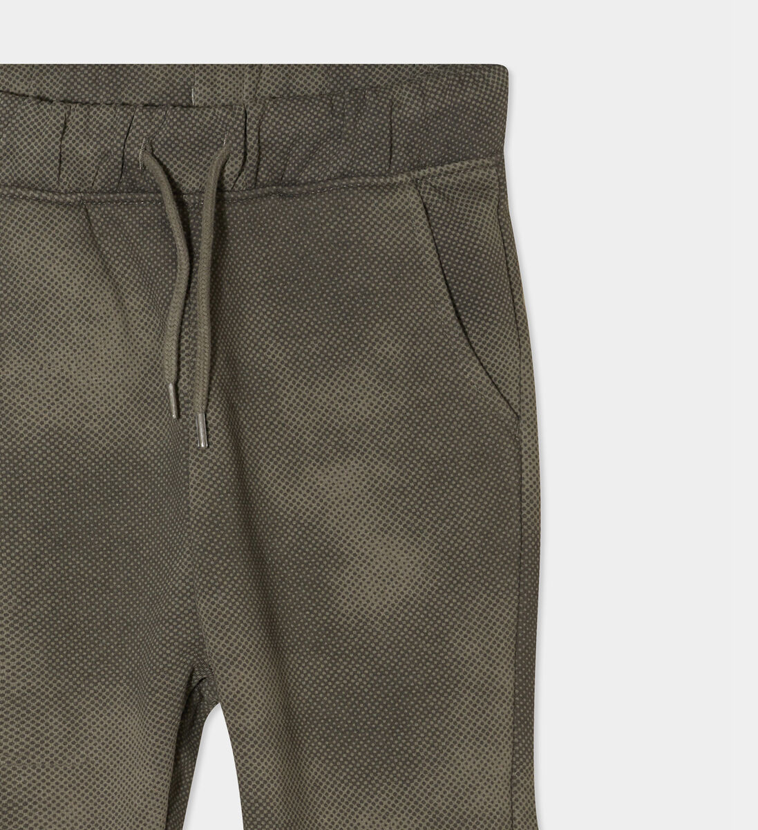 Pantalon de jogging regular resserré vert kaki garçon