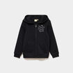 Sweat zipp&eacute; &agrave; capuche Stitch noir fille
