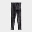 Legging taille &eacute;lastiqu&eacute;e coton noir fille