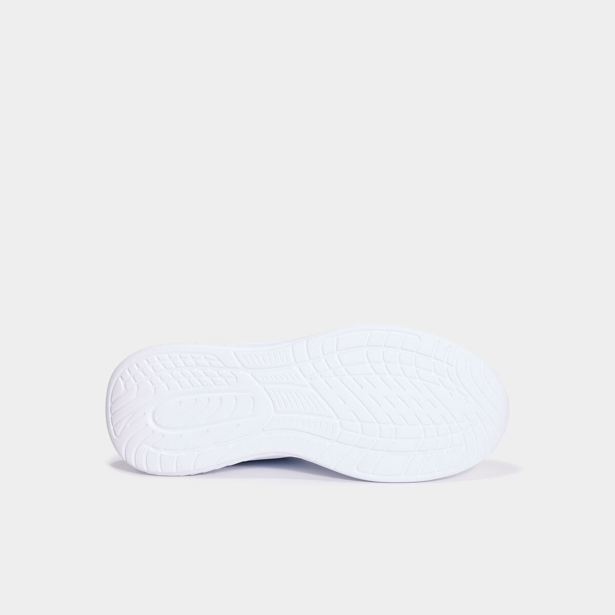 Baskets running &agrave; lacets blanc fille