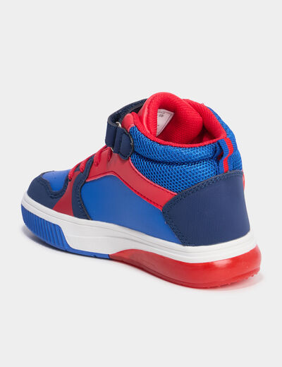 Baskets montantes lumineuses Spider-Man multicolore garçon