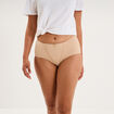 Culotte taille haute beige femme