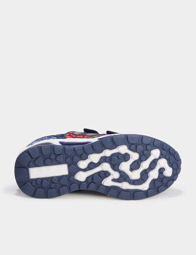 Baskets running lumineuses Spider-Man bleu marine gar&ccedil;on