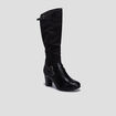 Bottes à talons noir femme