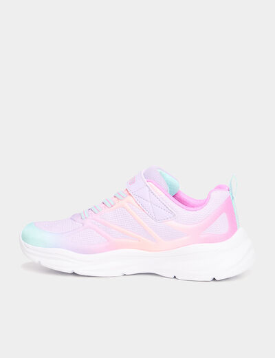 Baskets running lavables Skechers violet fille