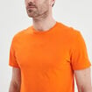 T-shirt en coton manches courtes orange homme