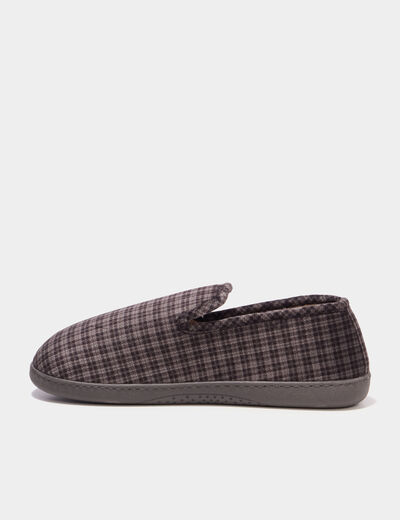 Chaussons fourr&eacute;s Isotoner gris homme