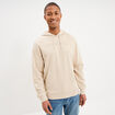 Sweat hoodie molleton &agrave; capuche Kappa ivoire homme