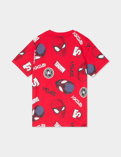 T-shirt manches courtes Spider-Man rouge garçon