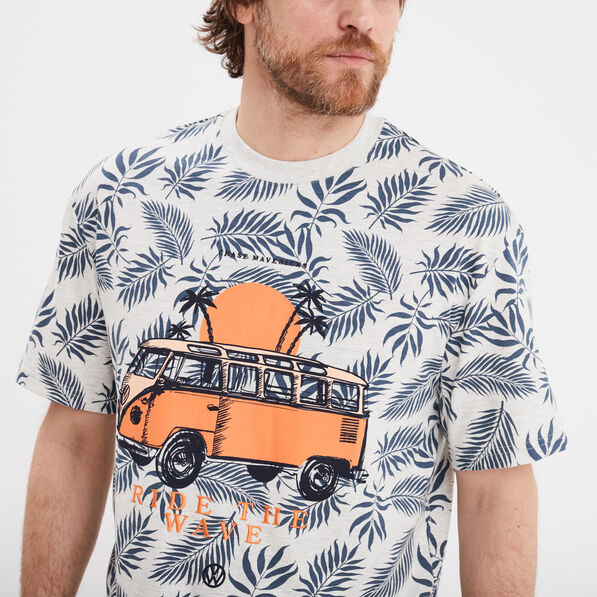 t shirt manches courtes volkswagen ivoire homme T-shirt manches courtes Volkswagen ivoire homme