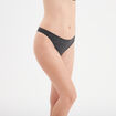 String microfibre sans coutures gris foncé femme