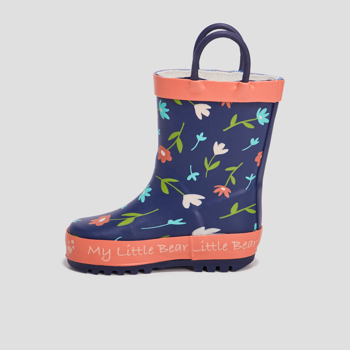 Bottes de pluie bleu marine bébé fille