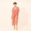 Robe de plage longue multicolore femme