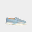 Mocassins pied large Confortissimo bleu marine femme