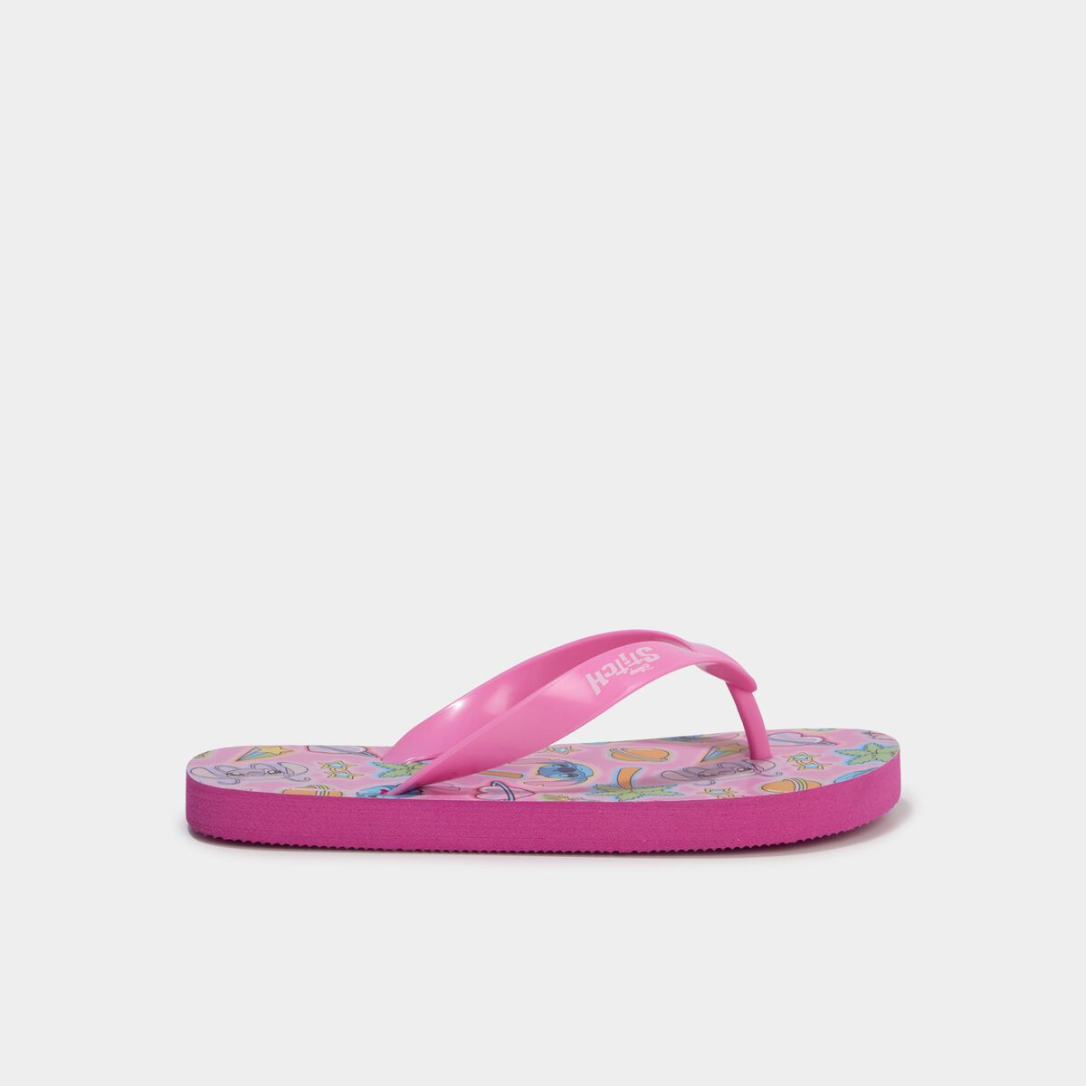 Tongs Stitch rose fille
