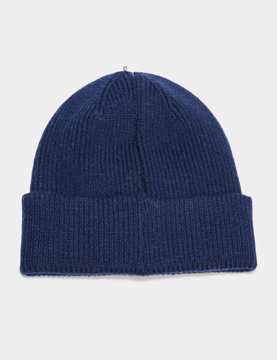 Bonnet tricoté Creeks bleu marine homme