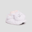 Chaussons fantaisie fourrés blanc bébé fille
