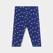 Legging molletonné bleu marine bébé fille
