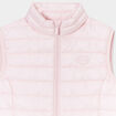 Doudoune l&eacute;g&egrave;re sans manches imperm&eacute;able rose clair fille
