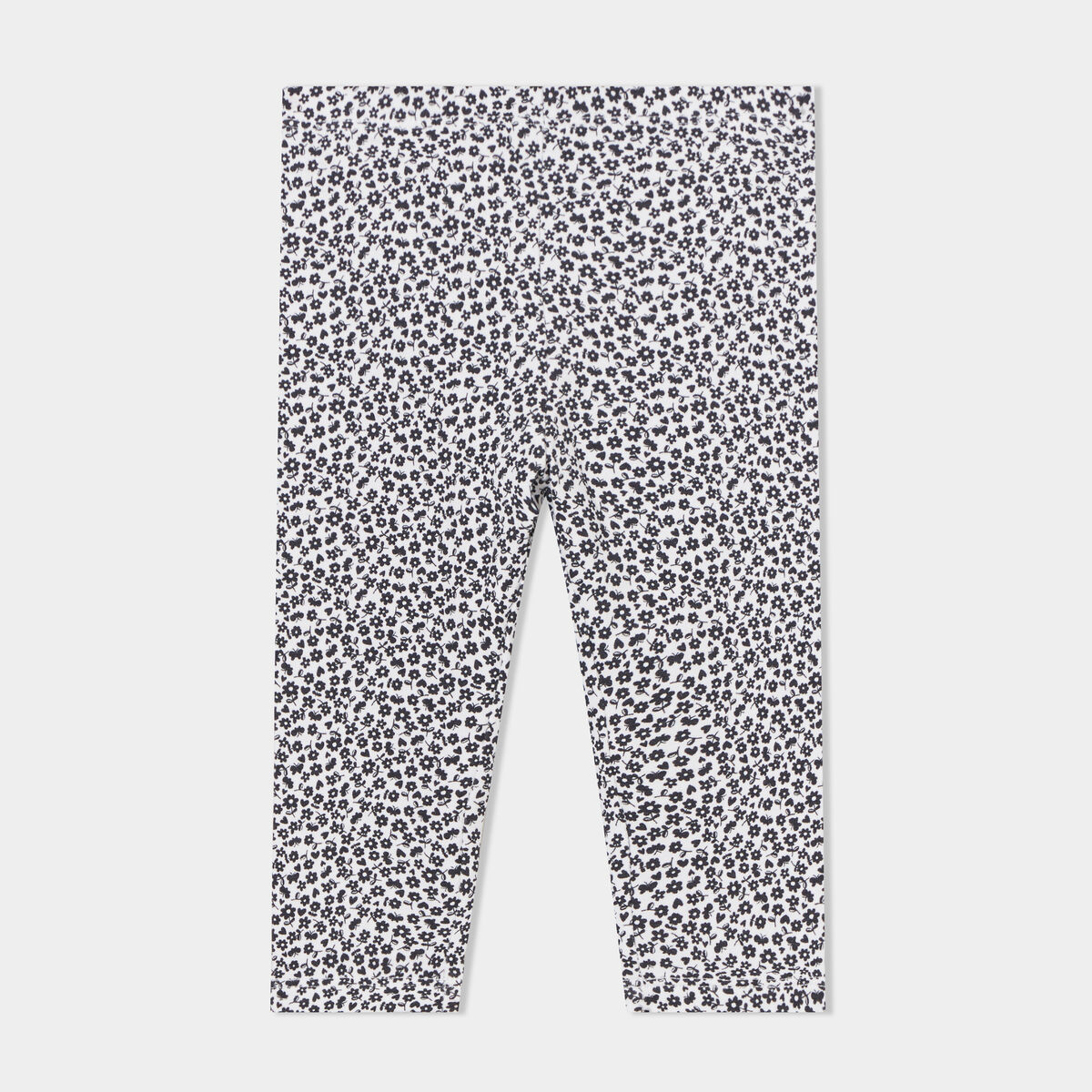 Legging molletonné ecru bébé fille