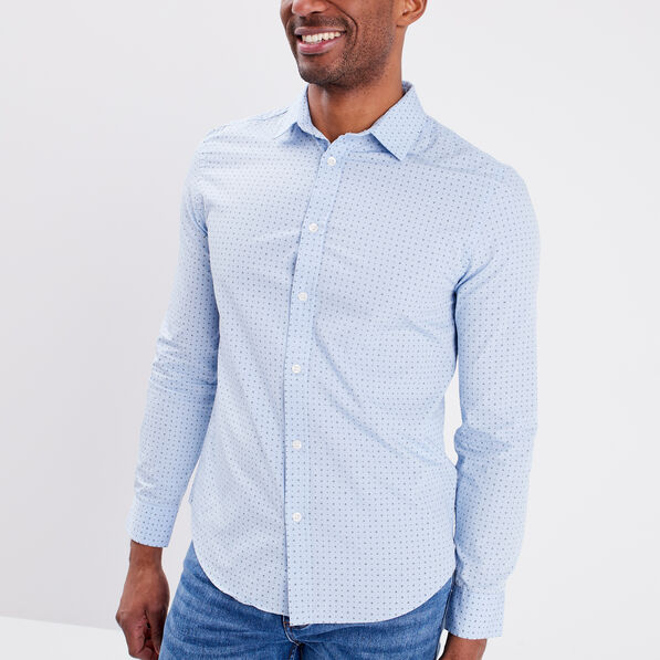 chemise manches longues col italien bleu ciel homme Chemise manches longues col italien bleu ciel homme
