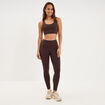 Brassi&egrave;re de sport dos nageur marron fonc&eacute; femme